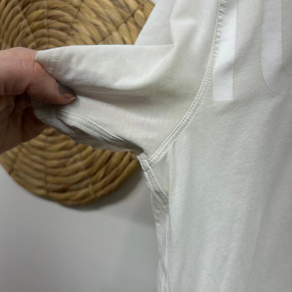 Lululemon White All Yours Tee Graphic T-Shirt Oversized Athleisure Workout Yoga - Picture 7 of 7